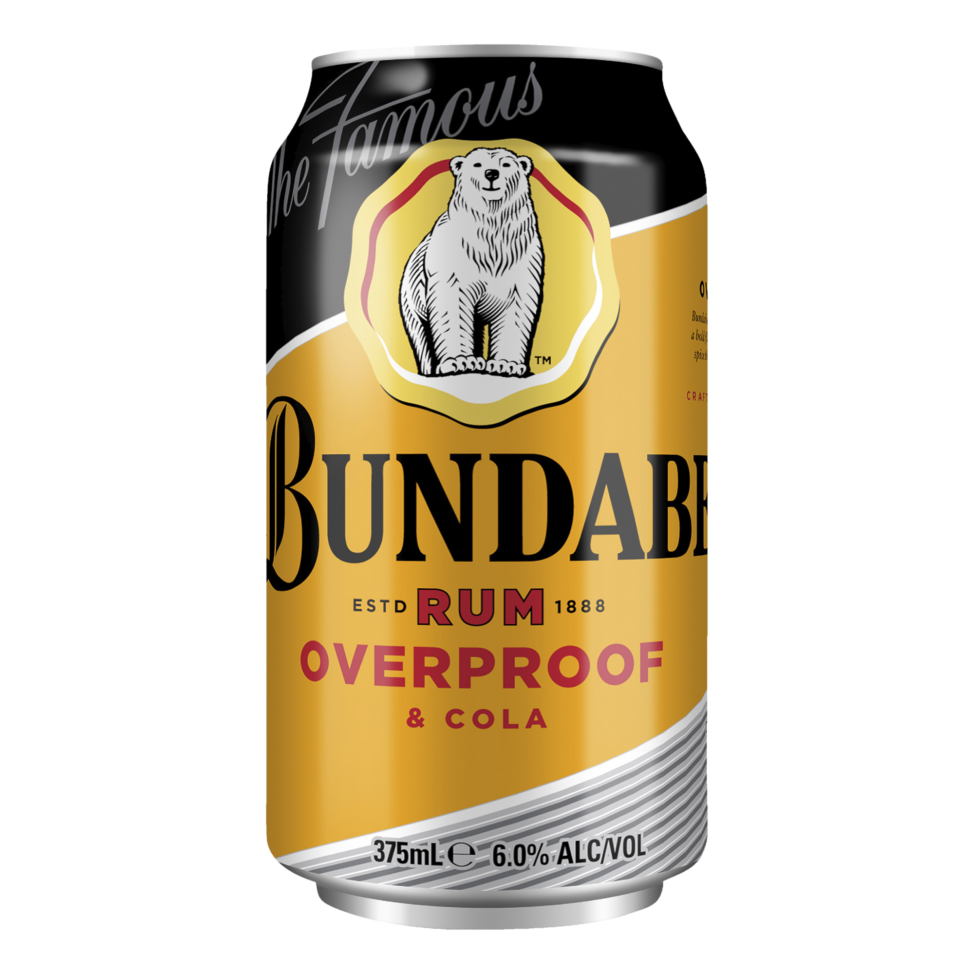 Bundaberg OP Rum & Cola 375ml Can Single
