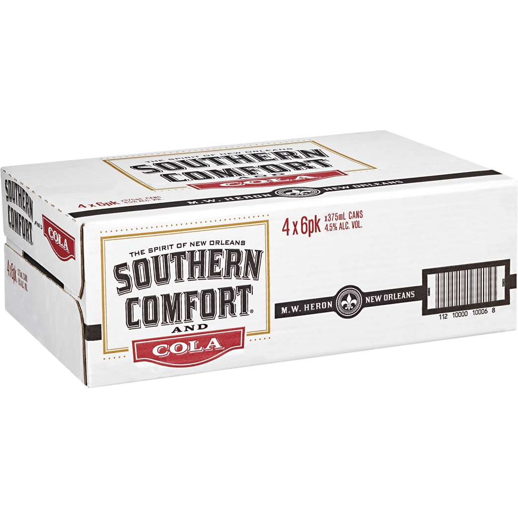 Southern Comfort & Cola 375ml Can Case of 24