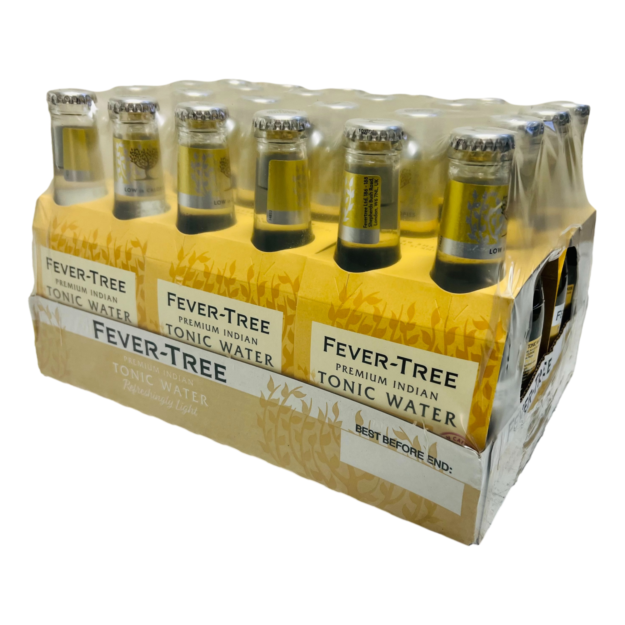 Fever Tree LIGHT Indian Tonic Water 200ml Bottle Case of 24