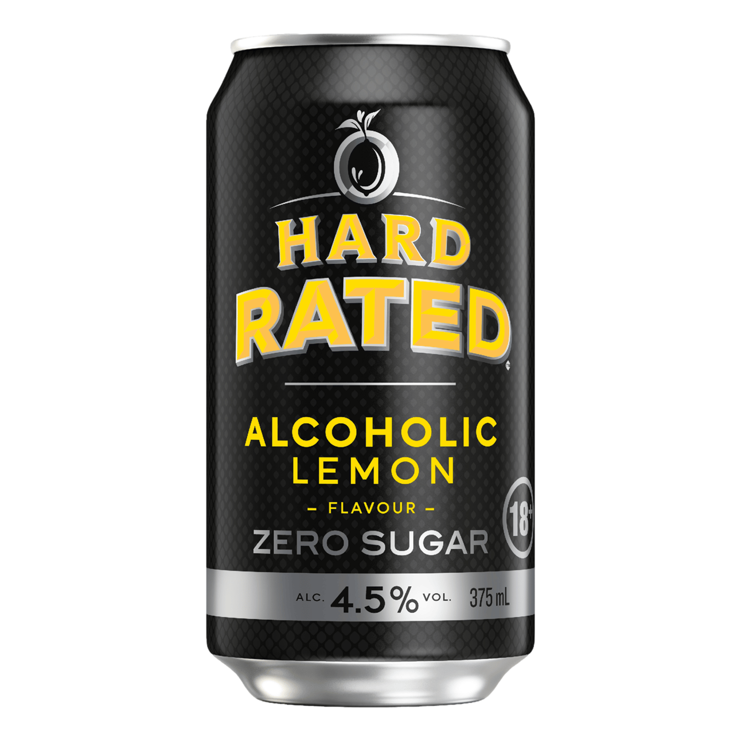 Hard Rated Zero Sugar Alcoholic Lemon 375ml Can Single