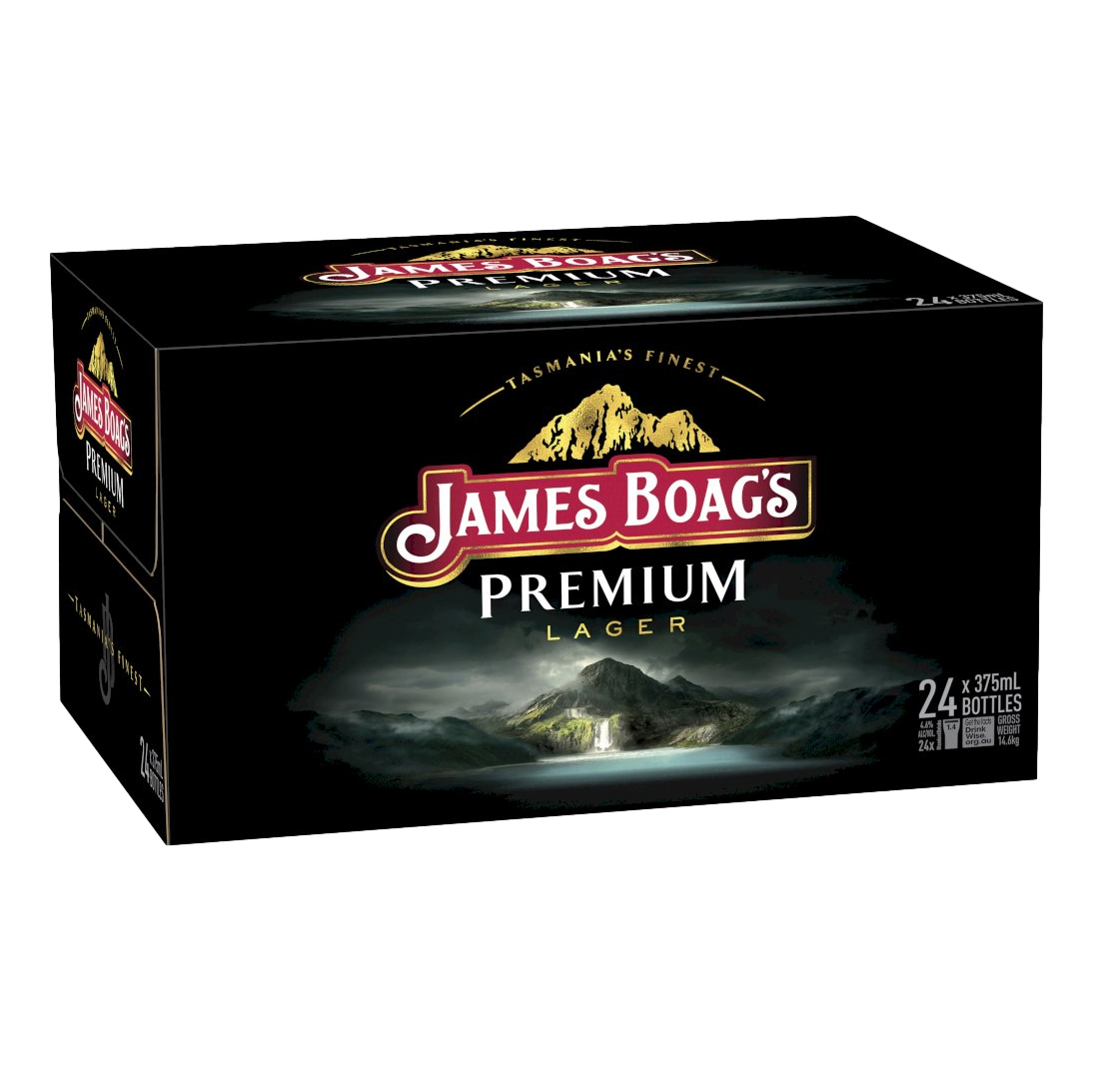James Boag's Premium Lager 375ml Bottle Case of 24