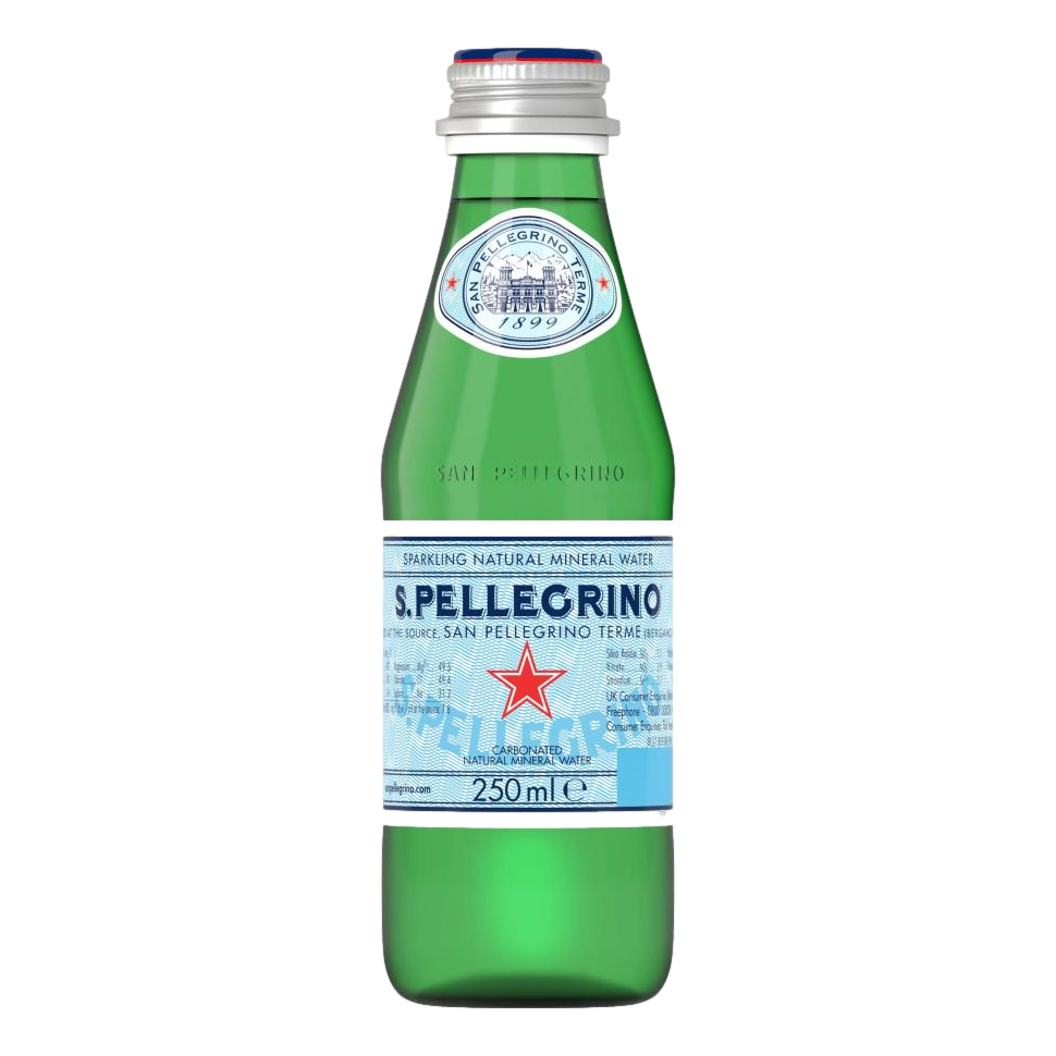 San Pellegrino Sparkling Mineral Water 250ml Bottle Single