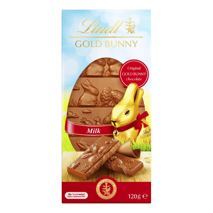 Lindt Gold Bunny Block Milk Chocolate 120g