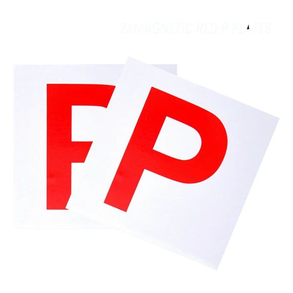 Magnetic Red P Plates 2 Pack - Camperdown Cellars