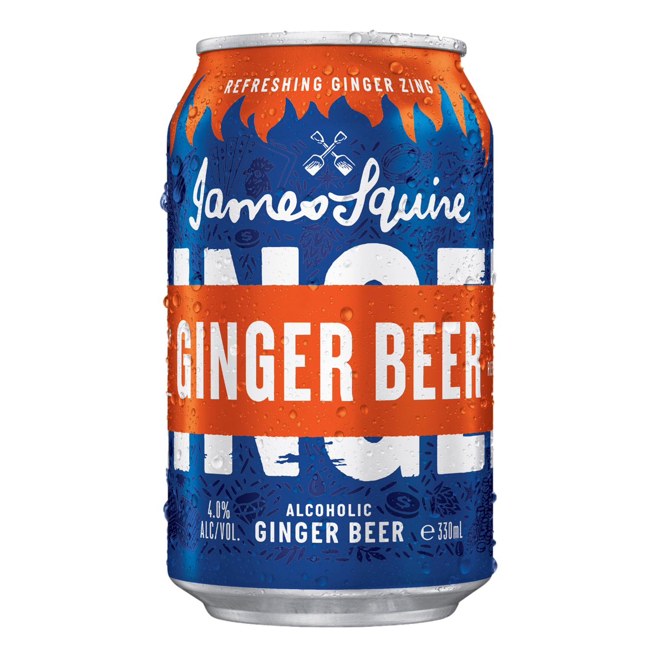 James Squire Alcoholic Ginger Beer 330ml Can Single