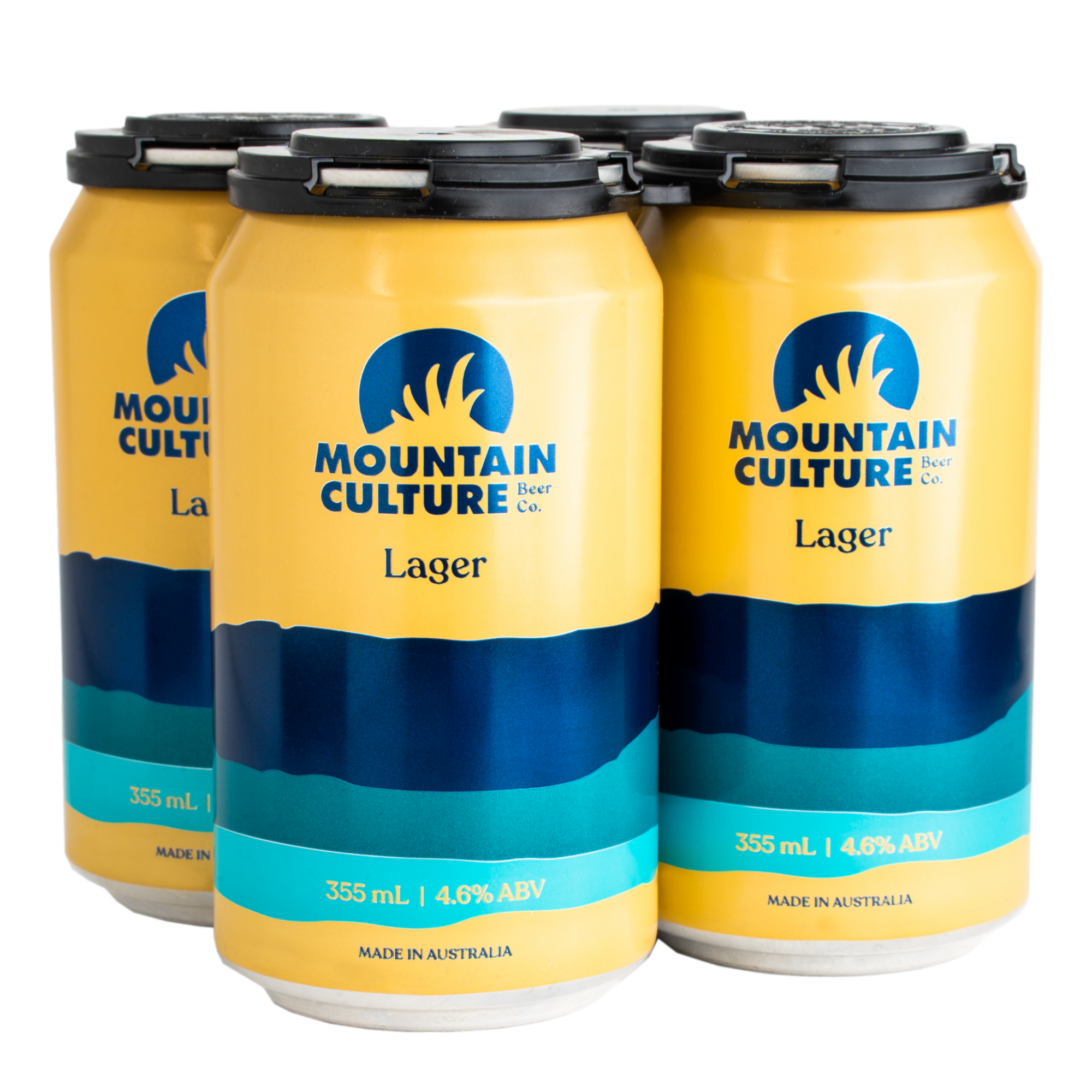 Mountain Culture Lager 355ml Can 4 Pack