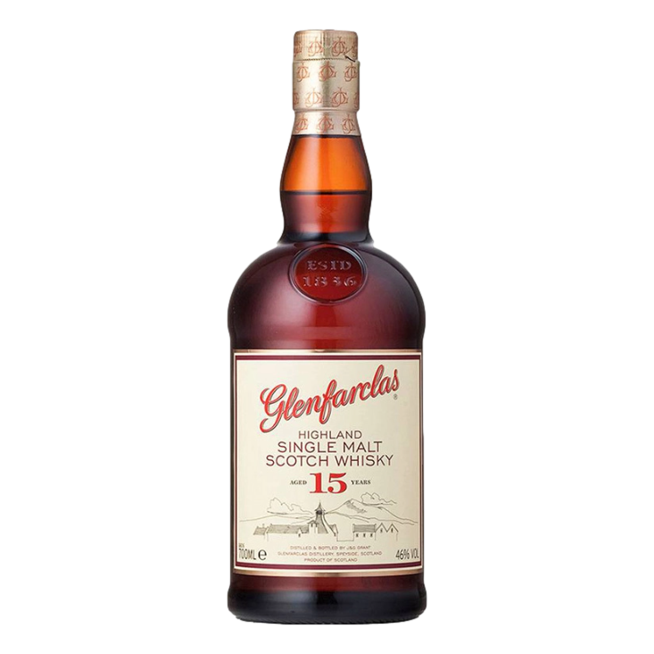 Glenfarclas Highland Single Malt Scotch Whisky 15YO 700ml