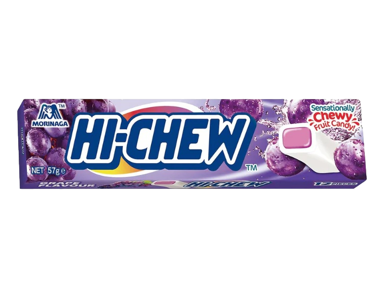 Hi-Chew Chewy Fruit Candy Grape Flavour 57g