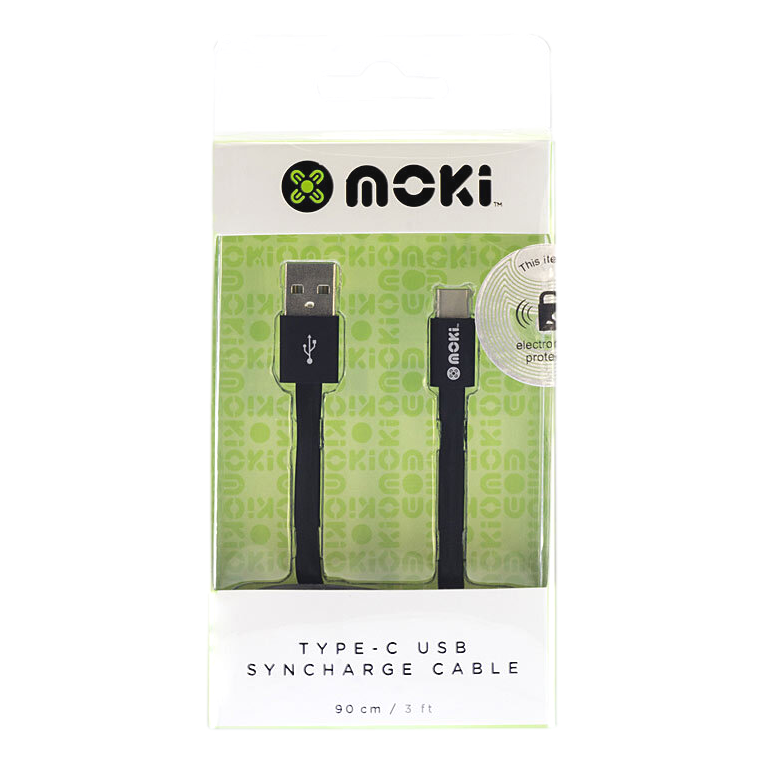Moki Syncharge Cable Type C to USB 3m