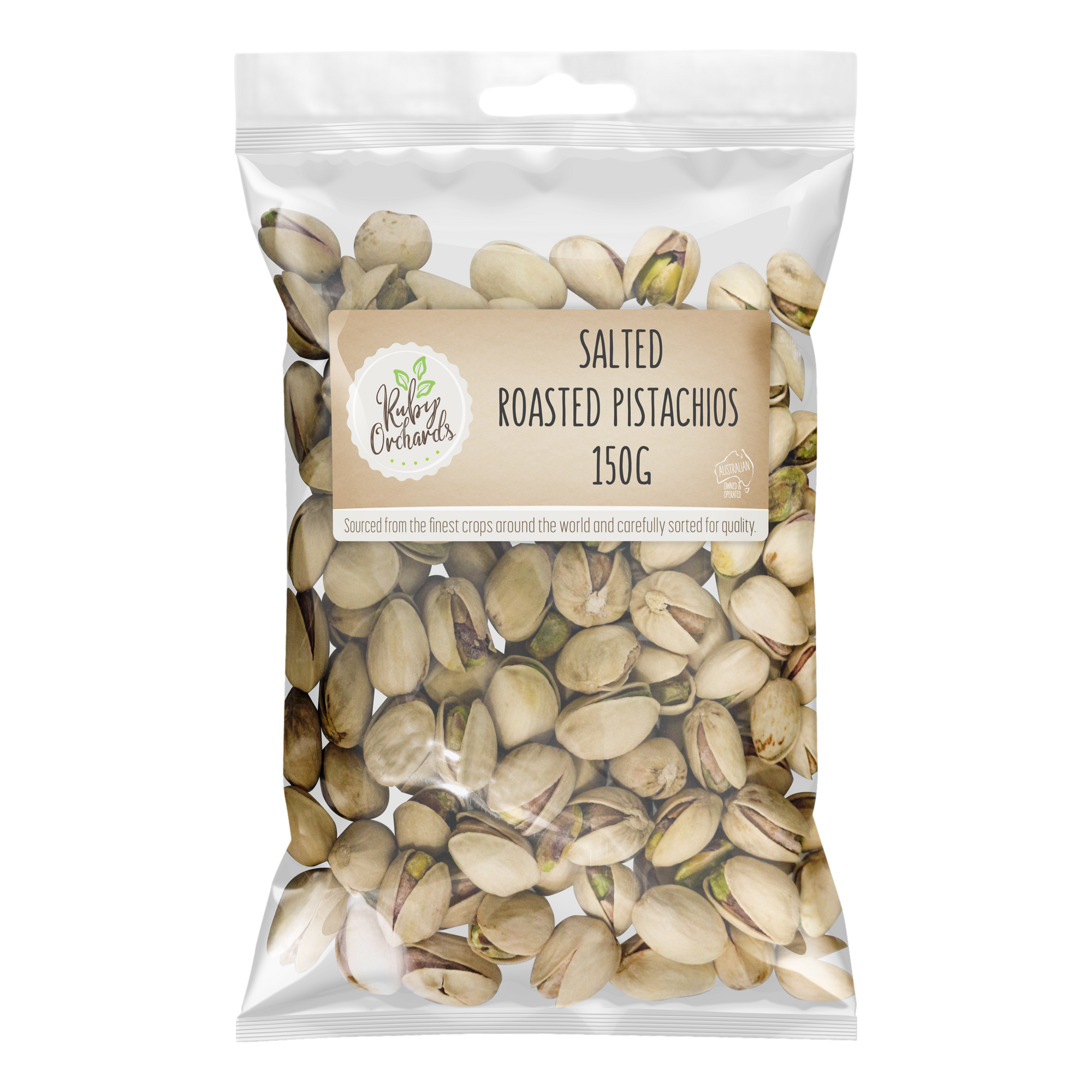 Ruby Orchards Salted Roasted Pistachios 150g