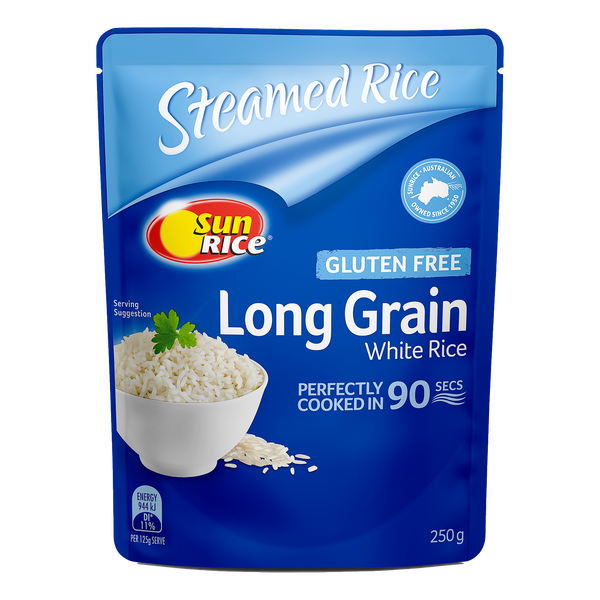 Sunrice Microwave White Long Grain Rice Cup 125g x 2 Pack