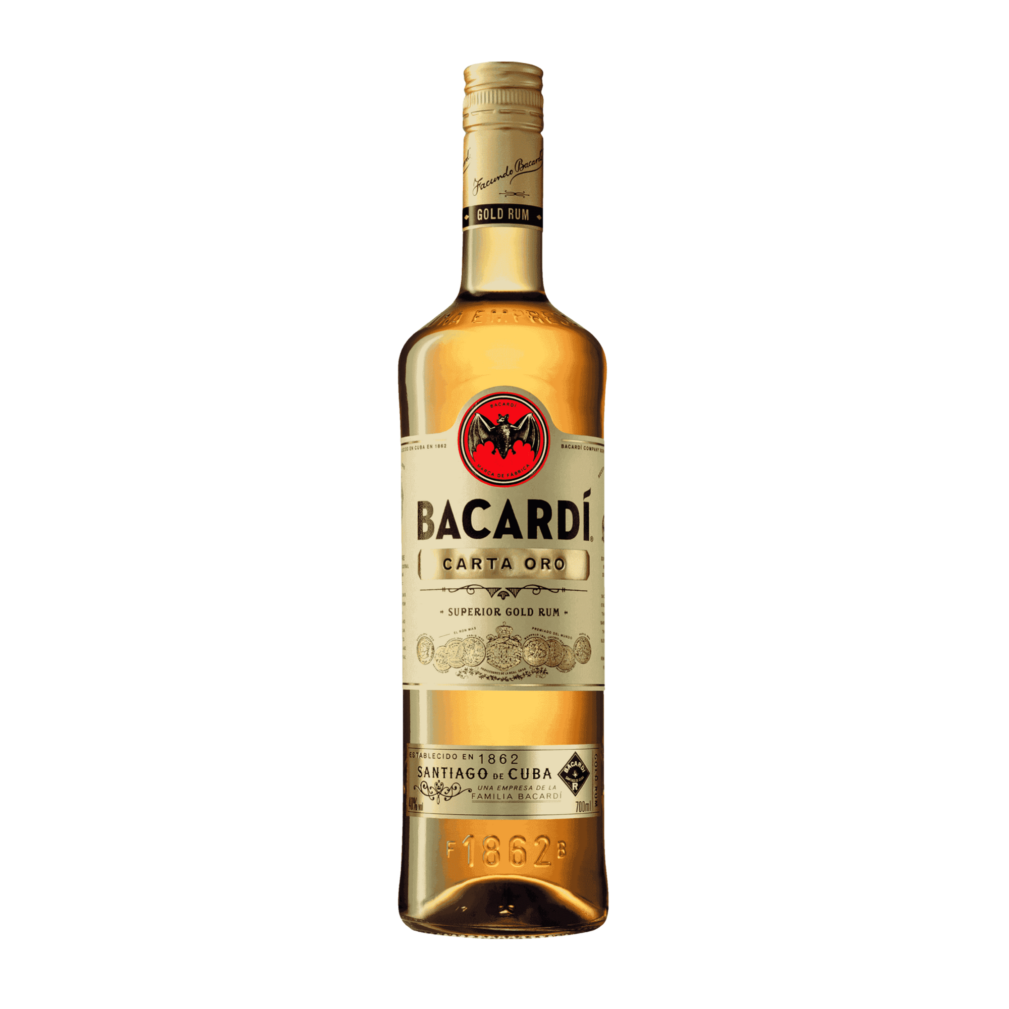 Bacardi Carta Oro Gold Rum 700ml