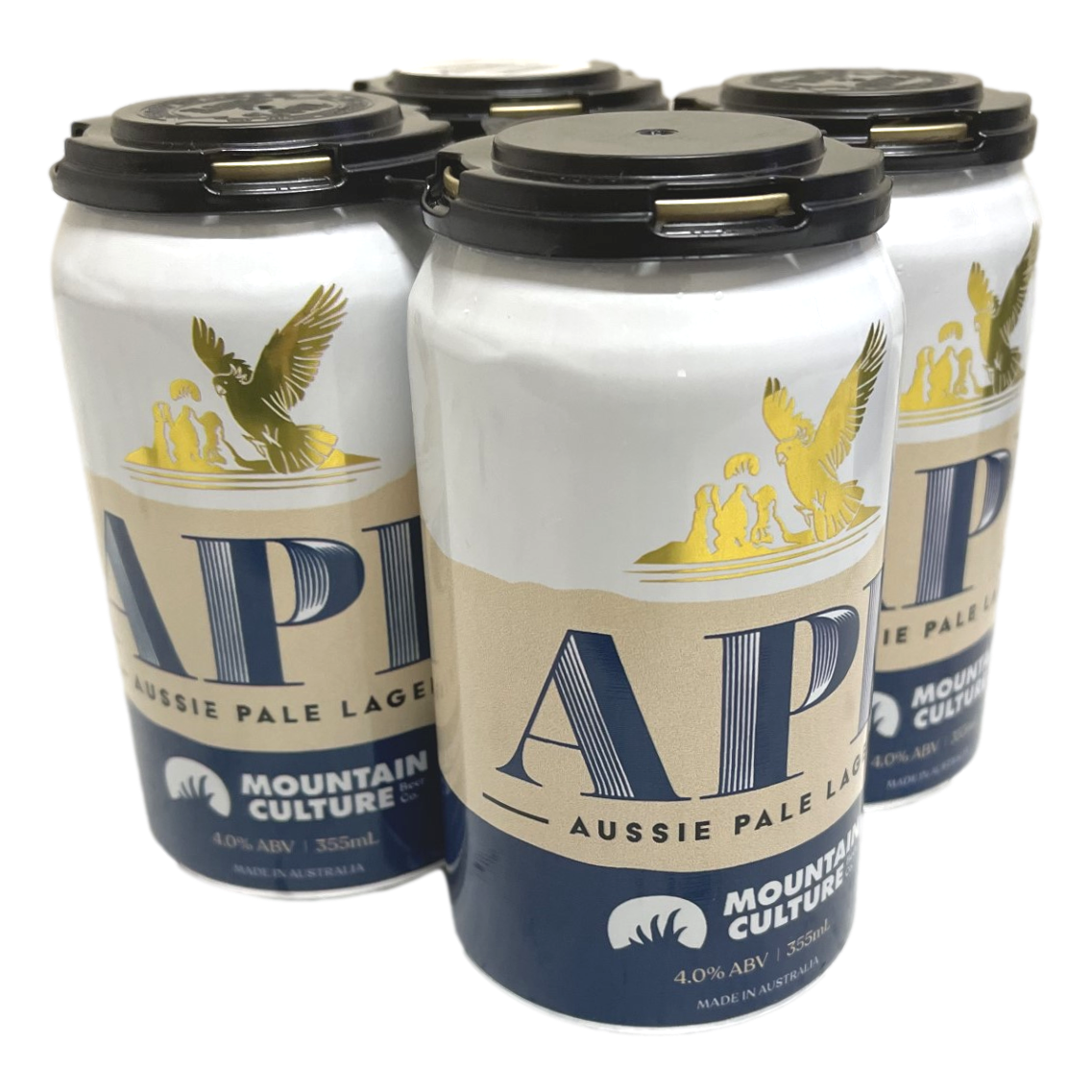 Mountain Culture Aussie Pale Lager 355ml Can 4 Pack