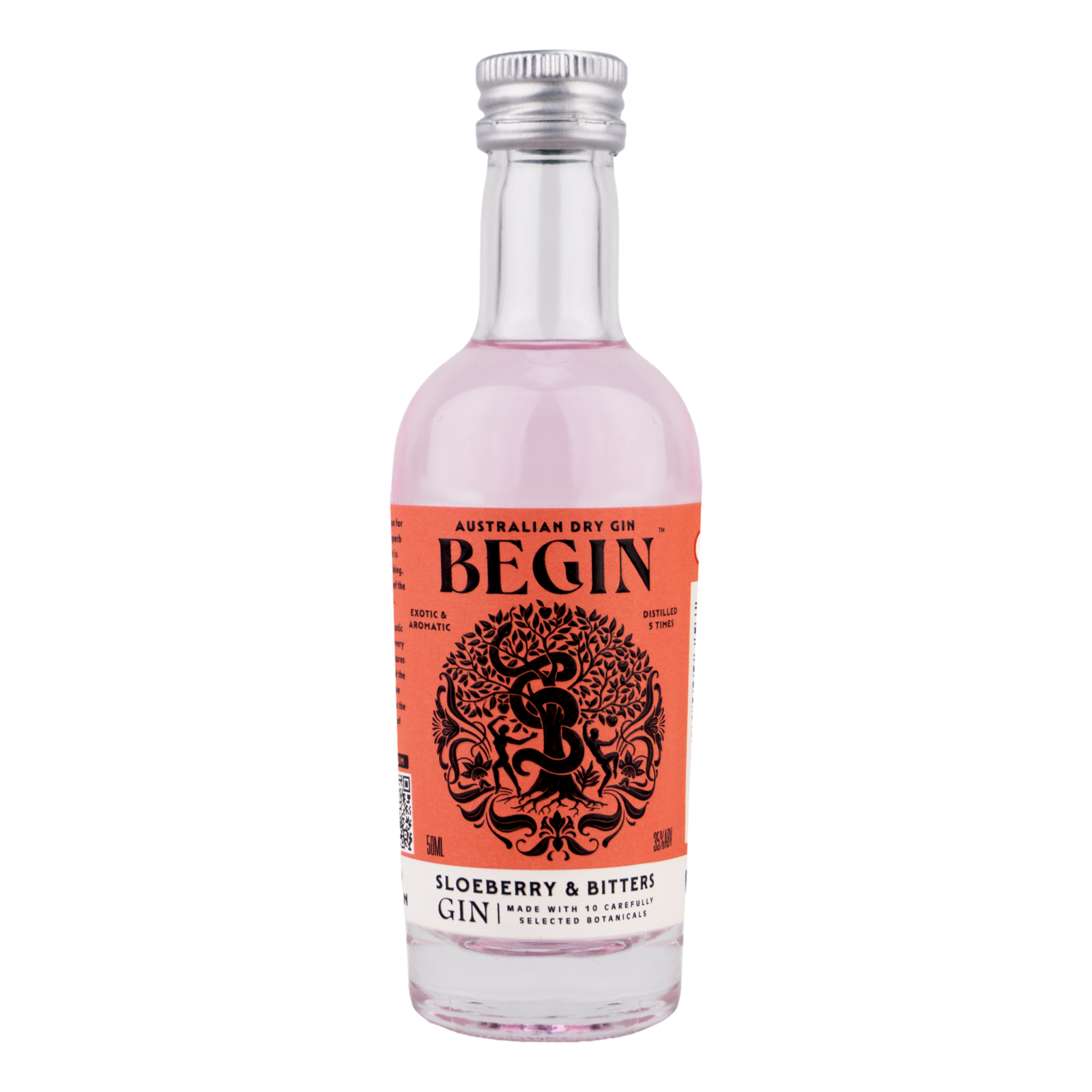 Begin Pink Sloeberry & Bitters Gin Mini 50ml
