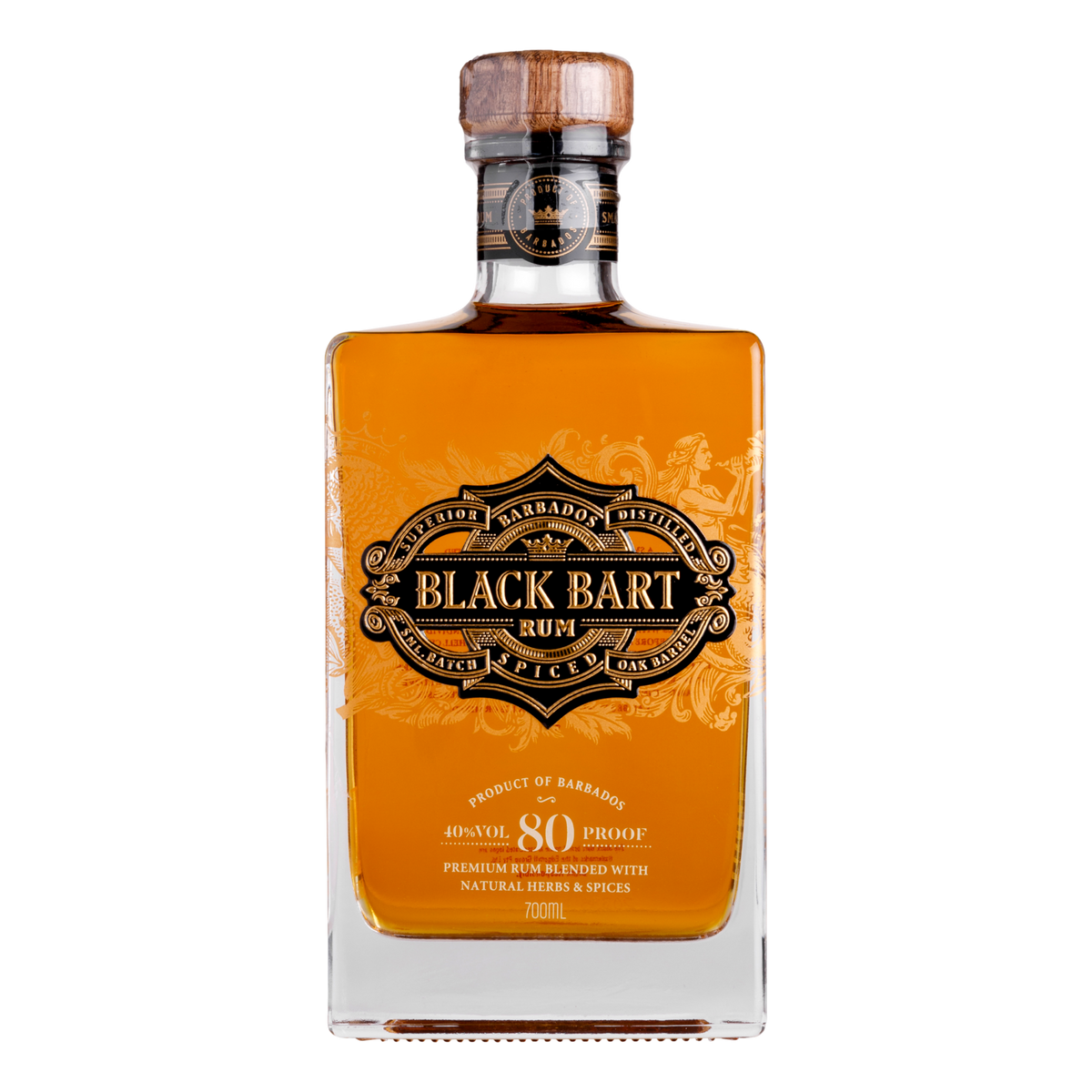 Black Bart Spiced Rum 700ml