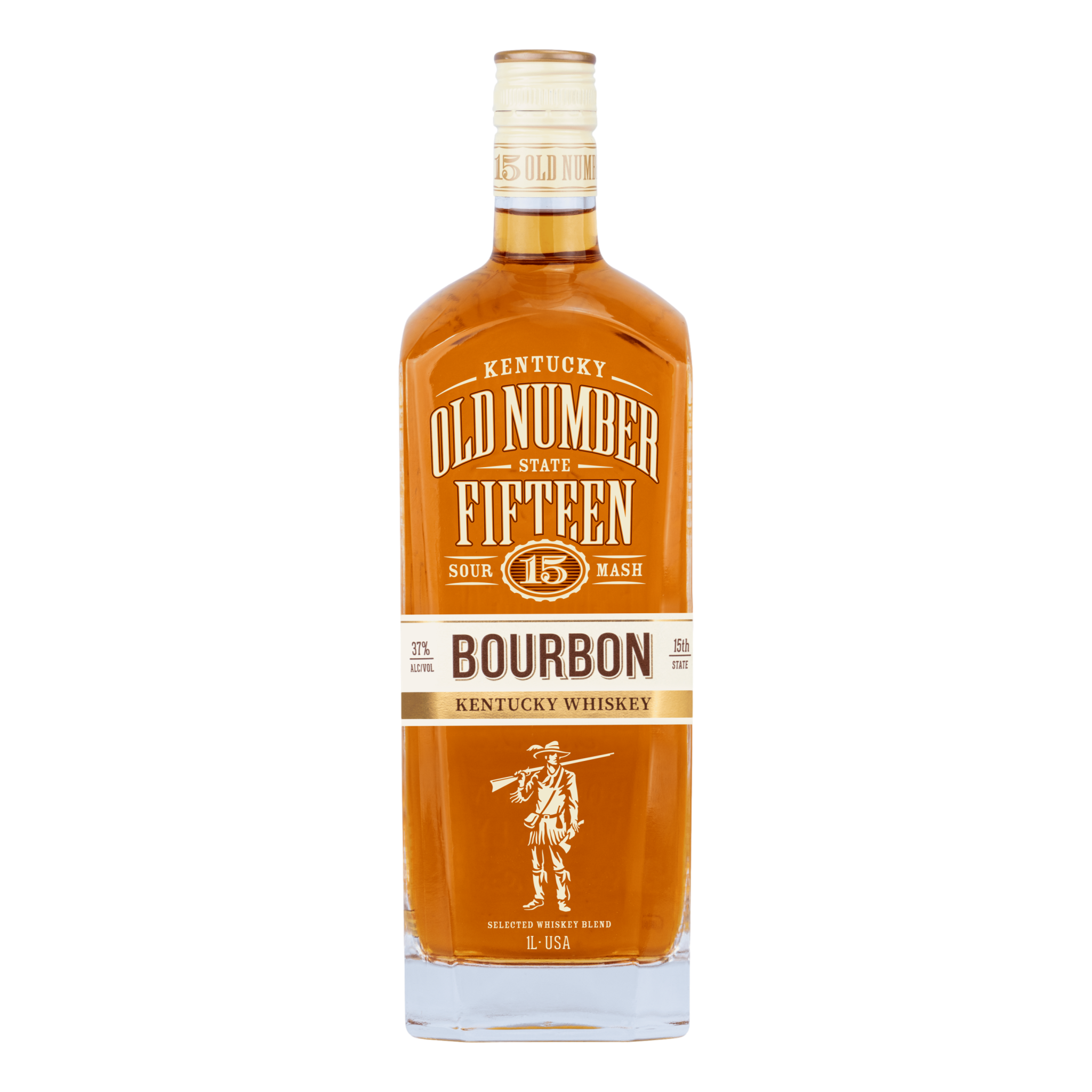 Old No. 15 Kentucky Straight Bourbon Whiskey 1L - Camperdown Cellars