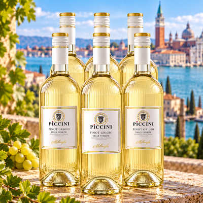 Piccini Pinot Grigio Delle Venezie DOC - 6 Pack