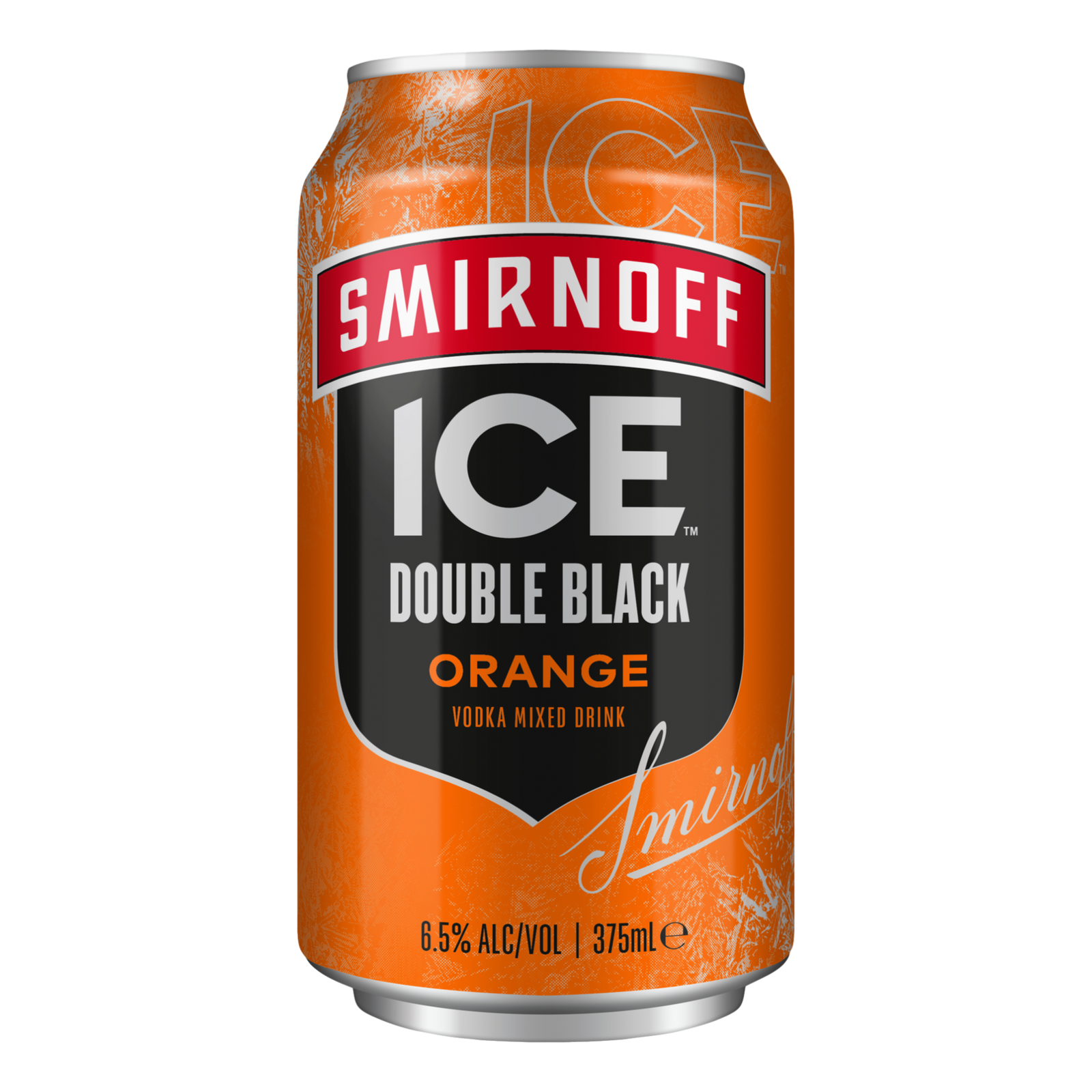 Smirnoff Ice Double Black Orange 6.5% 375ml Can Single