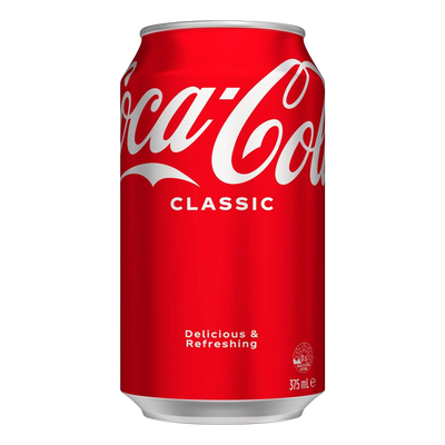 Coca-Cola Classic 375ml Can 6 Pack