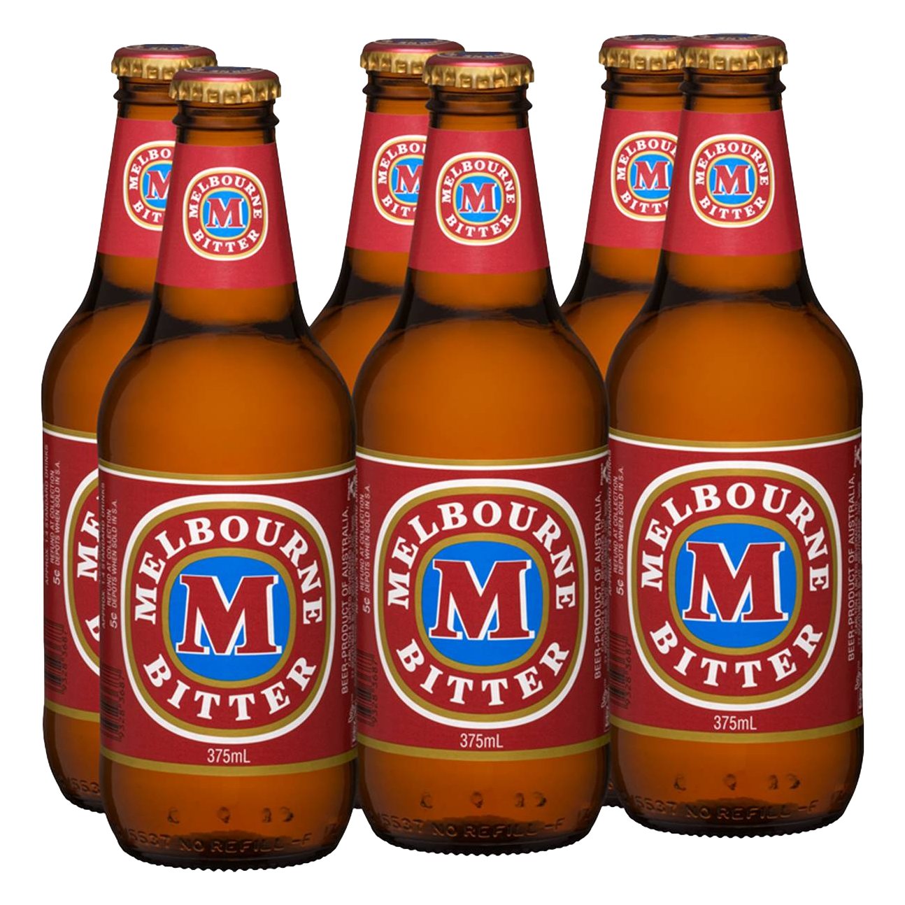Melbourne Bitter Lager 375ml Bottle 6 Pack