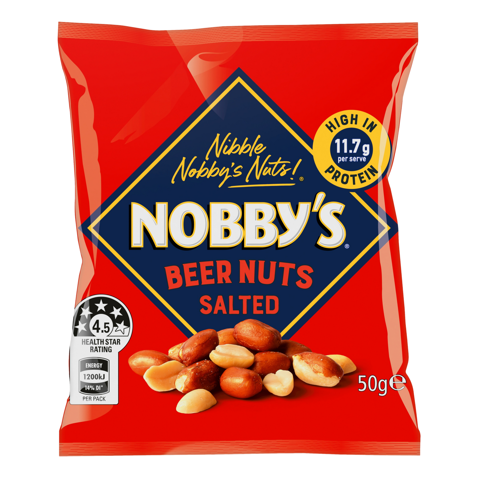 Nobby's Salted Beer Nuts 50g