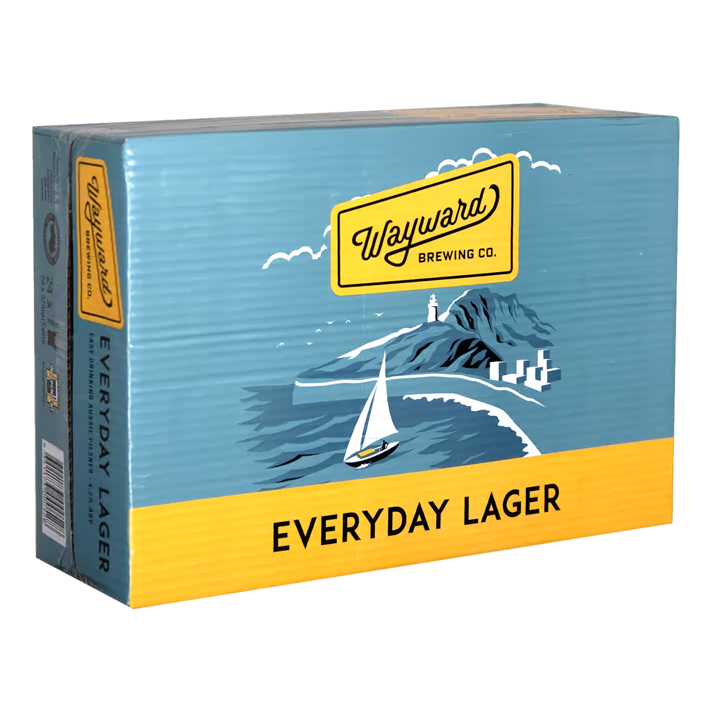 Wayward Everyday Lager 375ml Can Case of 24