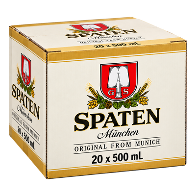 Spaten Munchen Original Lager 500ml Bottle Case of 20