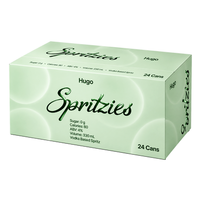 Spritzies Hugo Vodka Spritz 4% 330ml Can Case of 24