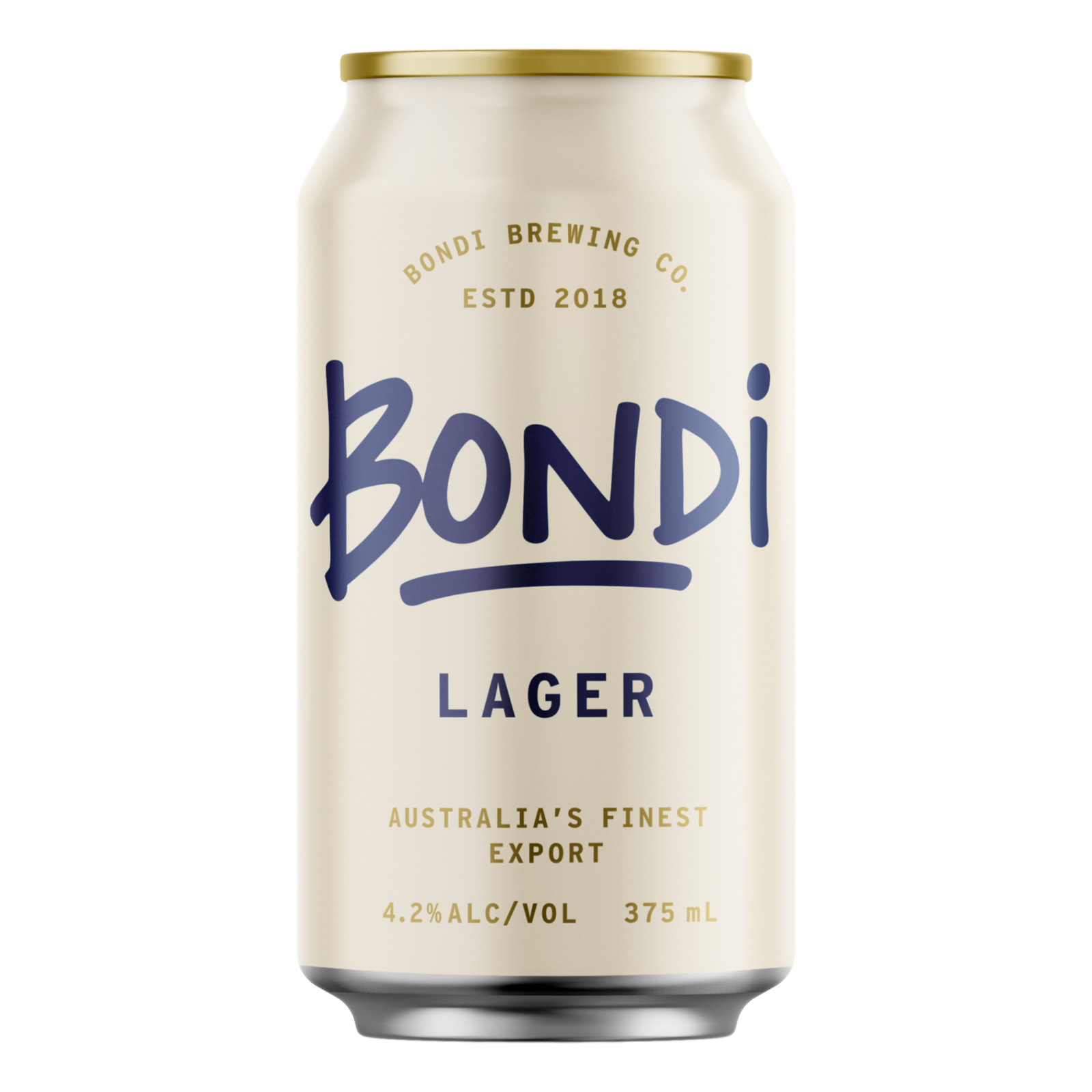 Bondi Brewing Lager 4.2% 375ml Can Case of 16 - Camperdown Cellars