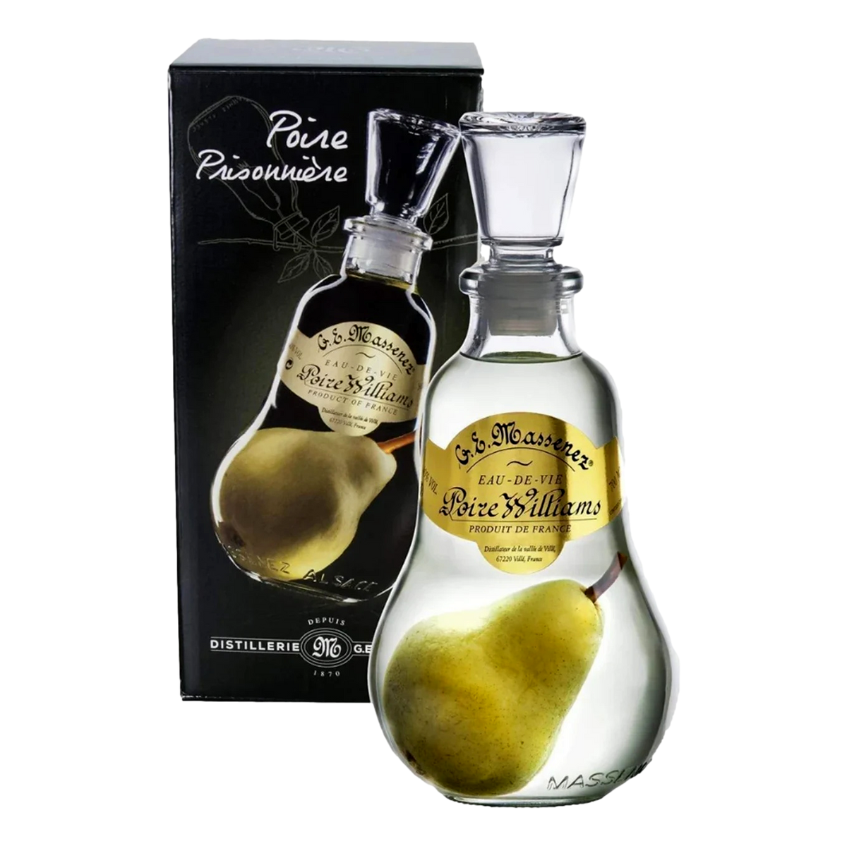 Massenez Poire Williams Poire Prisonniere Eau de Vie 700ml