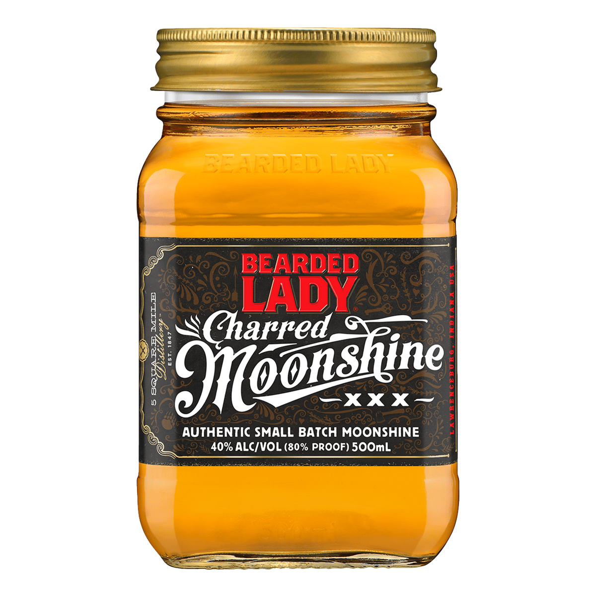 Bearded Lady Charred Moonshine 500ml