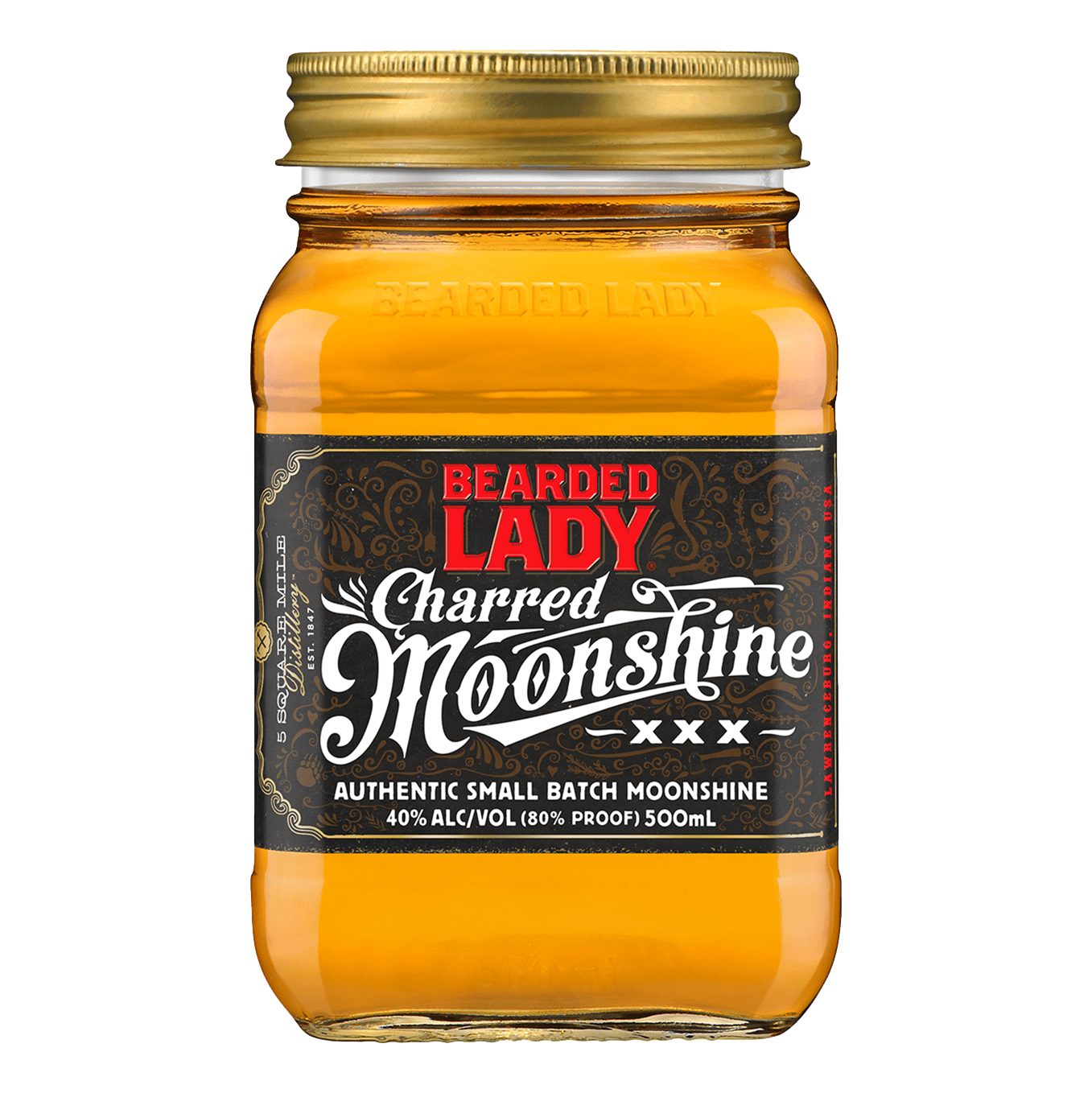 Bearded Lady Charred Moonshine 500ml