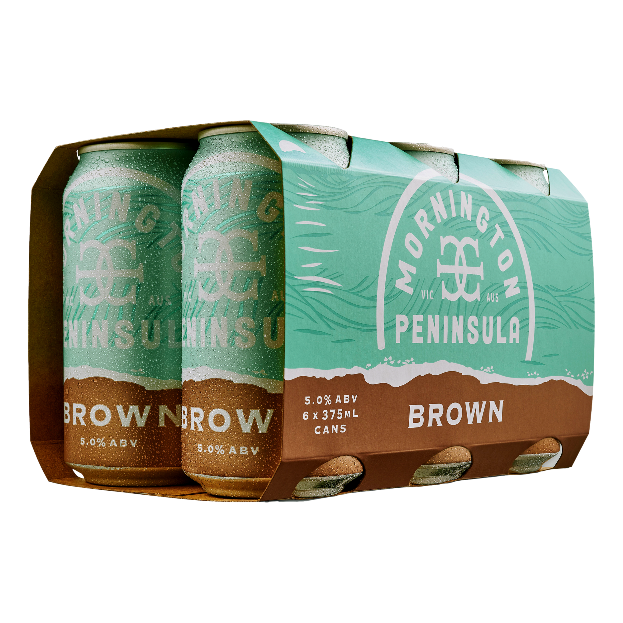 Mornington Peninsula Brown Ale 375ml Can 6 Pack