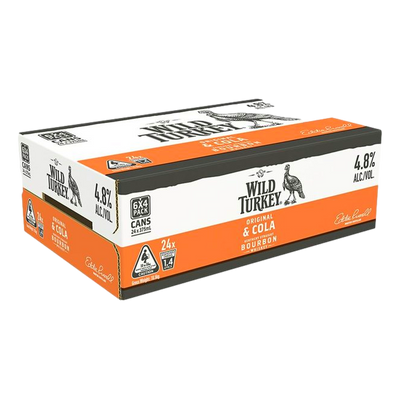 Wild Turkey & Cola 375ml Can Case of 24