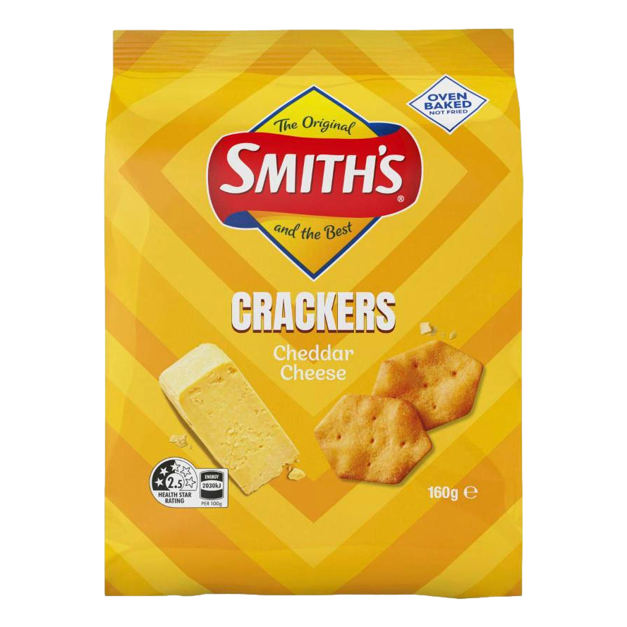 Smith's Crackers Cheddar 160g