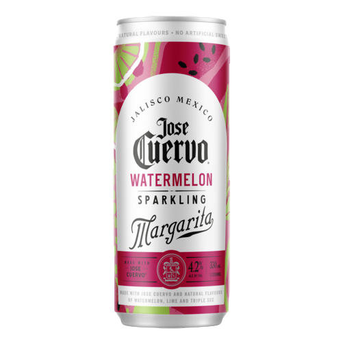 Jose Cuervo Watermelon Sparkling Margarita 330ml Can Single