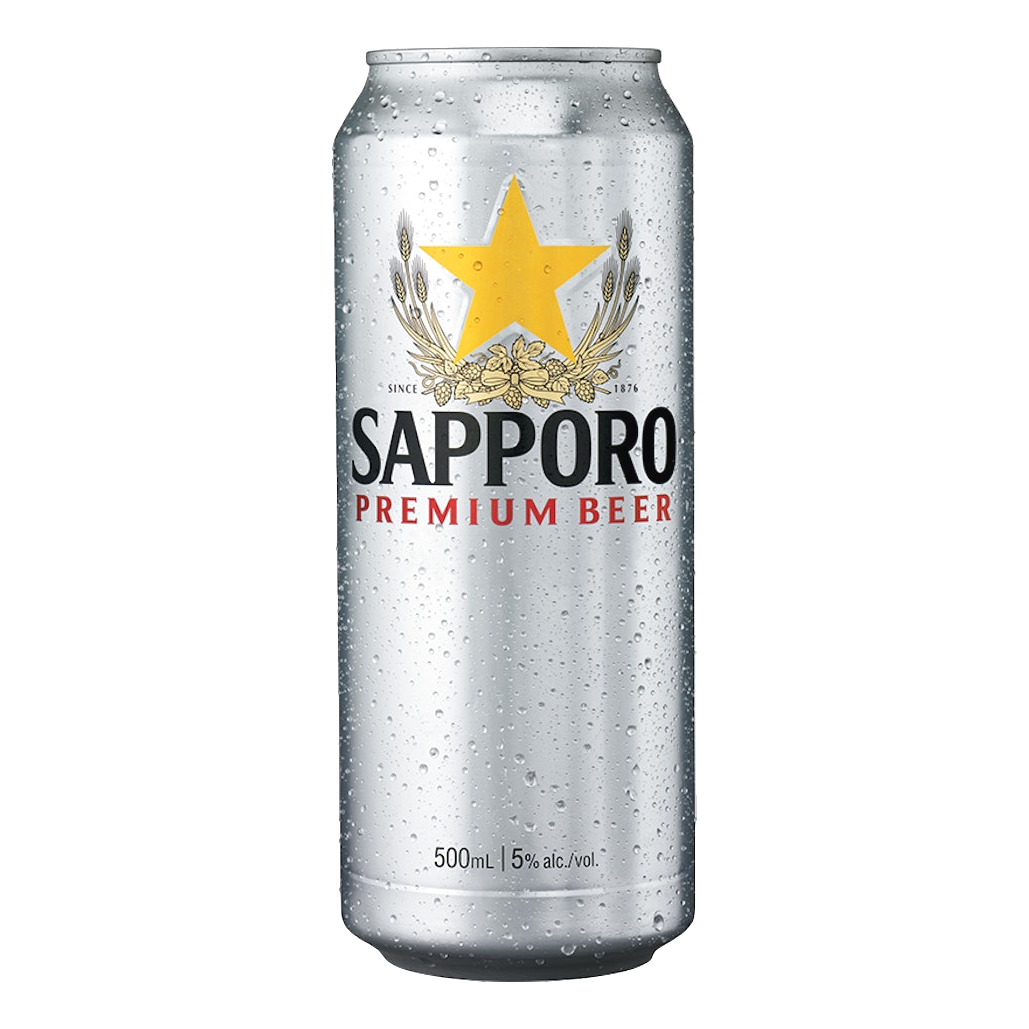 Sapporo Premium Lager 500ml Can Single
