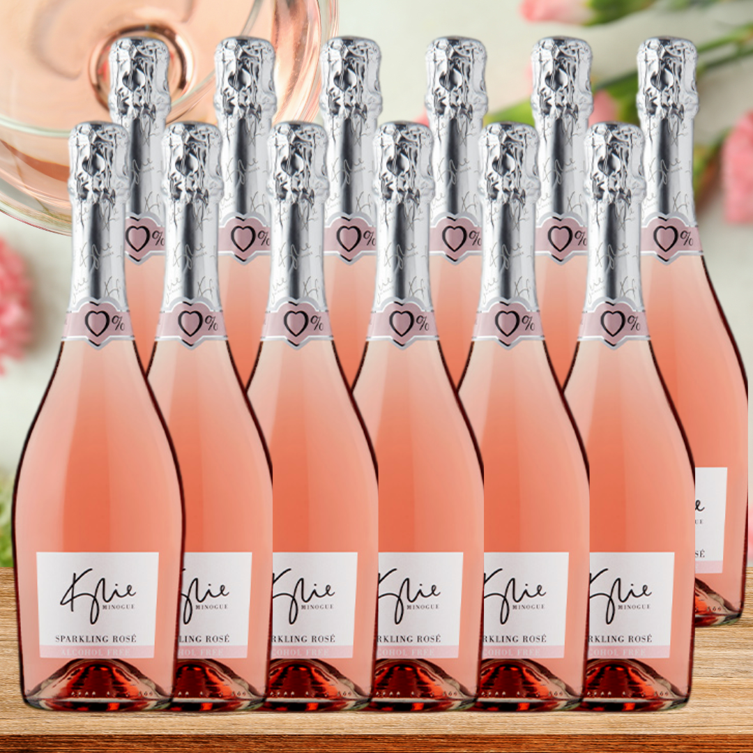 Kylie Minogue Alcohol-Free Sparkling Rose - 12 Pack