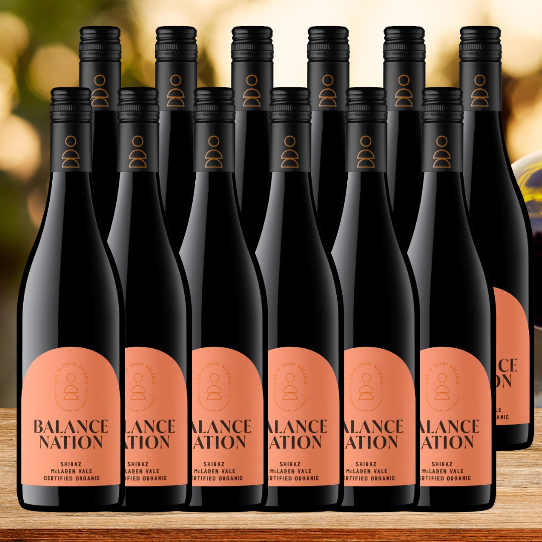 Balance Nation Organic Shiraz - 12 Pack