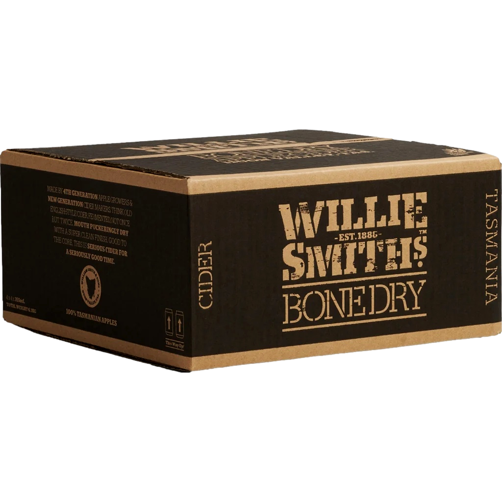 Willie Smith's Bone Dry Apple Cider 355ml Can  Case of 24
