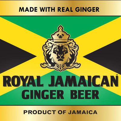 Royal Jamaican Alcoholic Ginger Beer 355ml Bottle Case of 24