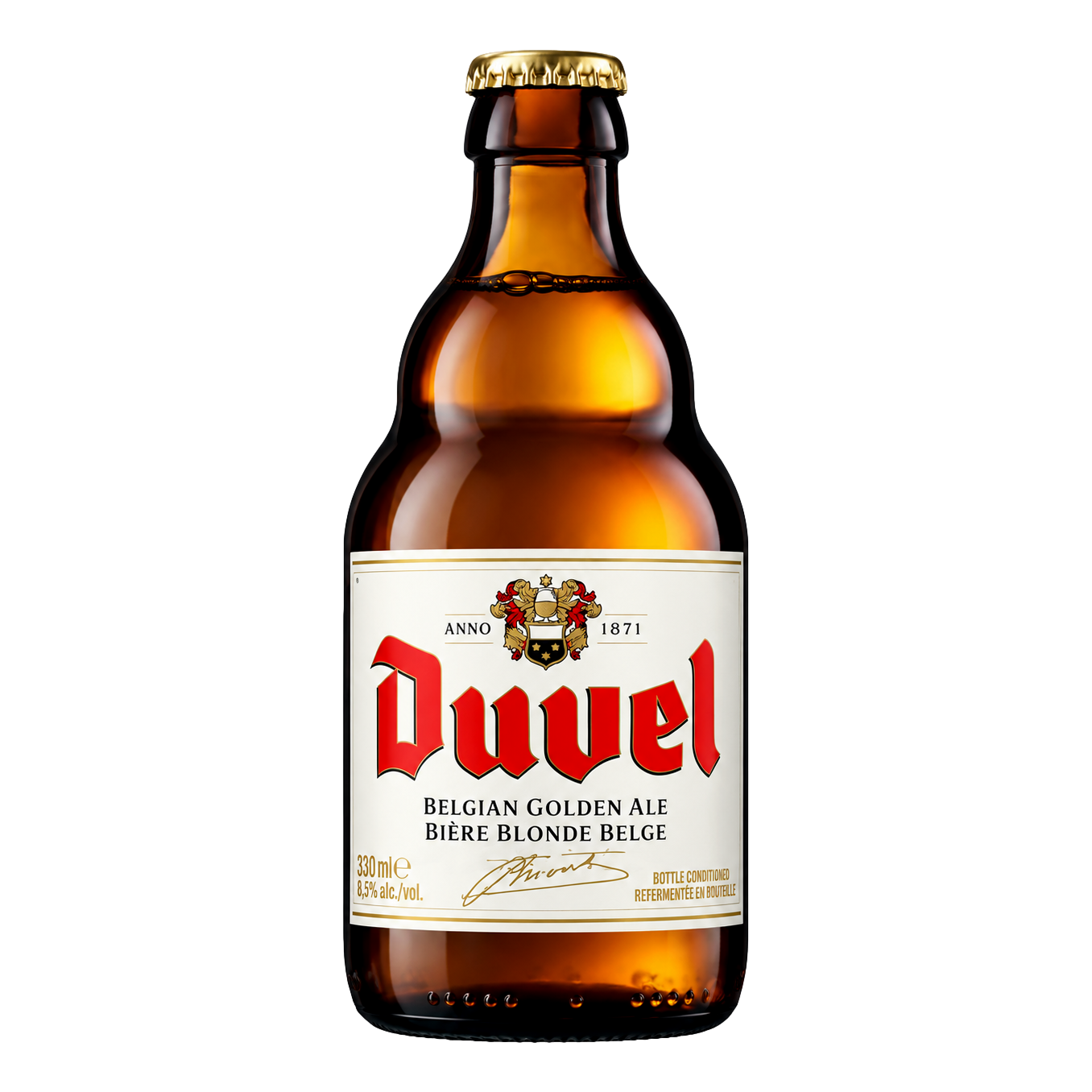 Duvel Belgian Golden Ale 8.5% 330ml Bottle Single