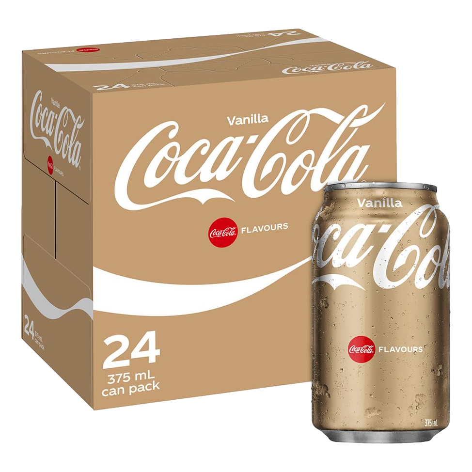 Coca-Cola Vanilla 375ml Can Case of 24