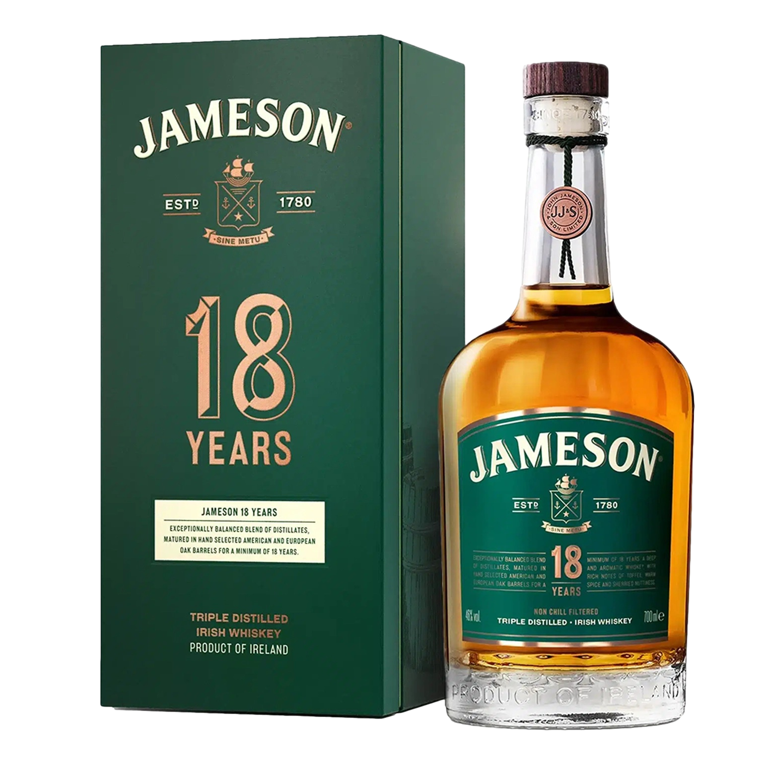 Jameson Irish Whiskey 18YO 700ml