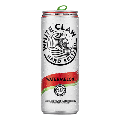 White Claw Hard Seltzer Watermelon 330ml Can 4 Pack