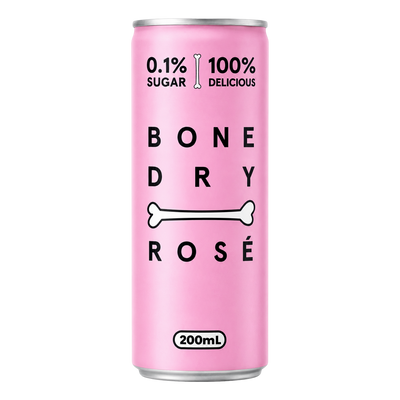 Bone Dry Rose Can 200ml Case of 24
