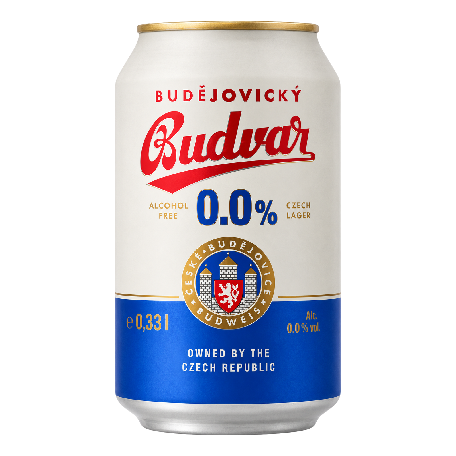 Budvar Budejovicky NON ALCOHOLIC Czech Lager 0.0% 330ml Can Single