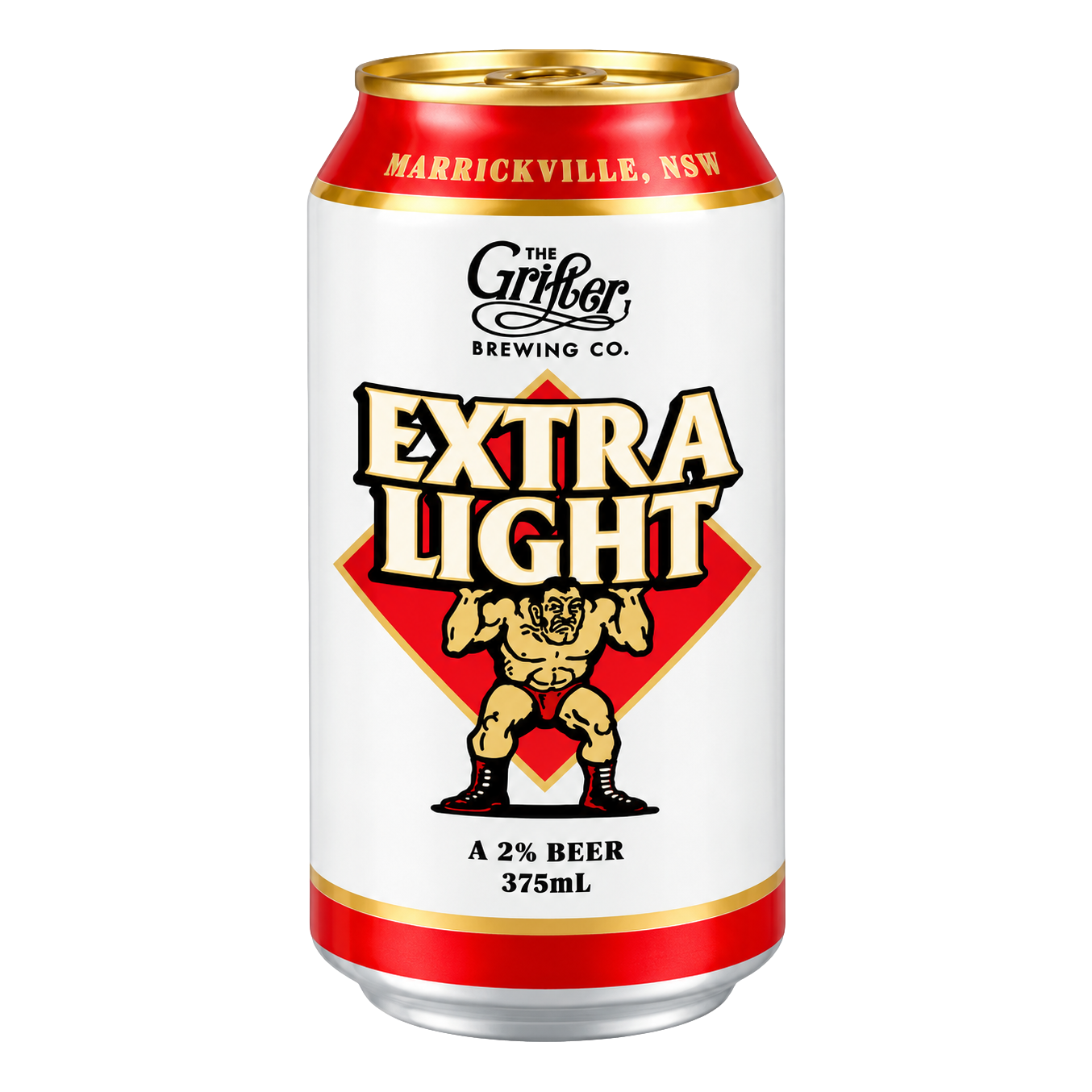 Grifter Extra Light Lager 2% 375ml Can Single
