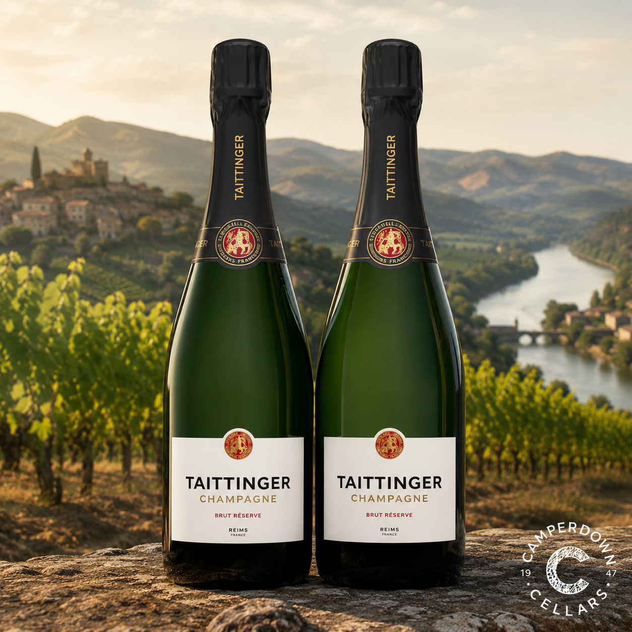 Taittinger Brut Reserve Non Vintage - 2 Pack