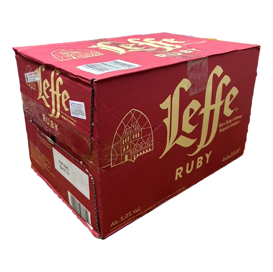 Leffe Ruby Fruited Red Ale 330 Bottle Case of 24
